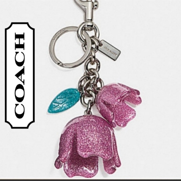 Coach floral keychain - Picture 1 of 6